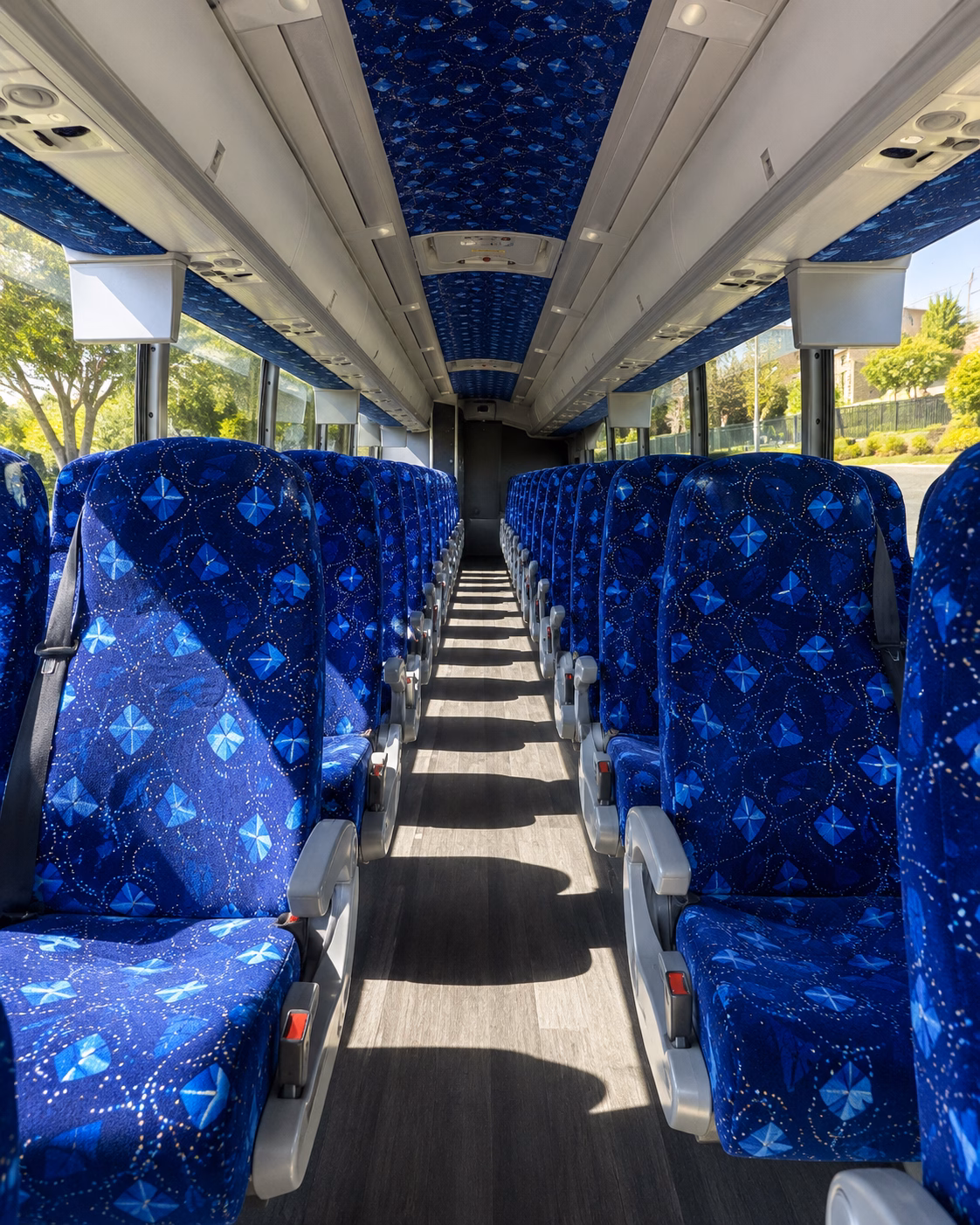 gastonia charter bus interior