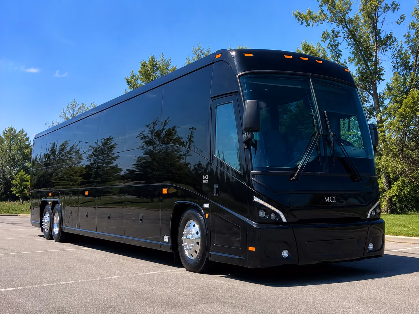 gastonia charter bus services exterior